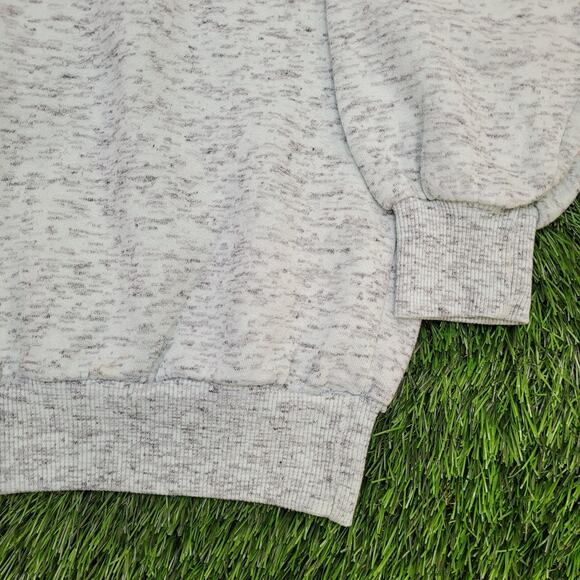 Vintage 80s MOD Sweatshirt Womens XL 23x22 Gray Green - Picture 10 of 10